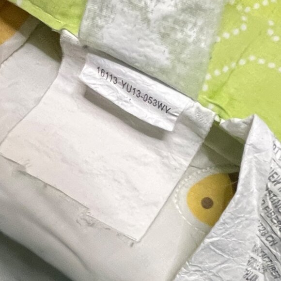 Vintage Disney Baby Winnie The Pooh Green Crib Quilt - Pooh, Piglet, Eeyore - Picture 6 of 6